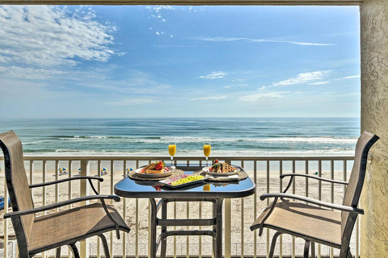 Oceanfront, Fourth-Floor Condo On Daytona Beach! Exteriör bild